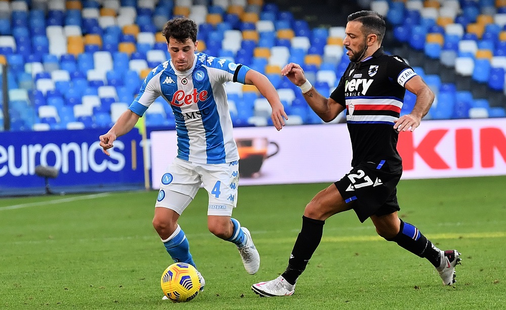 Diego Demme e Fabio Quagliarella, Napoli-Sampdoria - Foto Antonio Fraioli