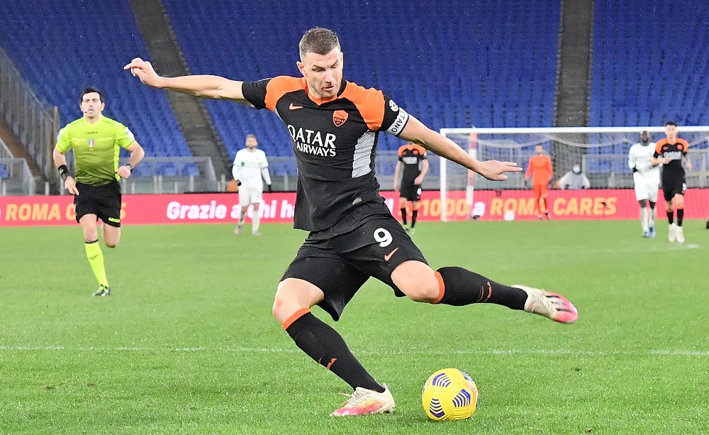 Edin Dzeko, Roma - Foto Antonio Fraioli