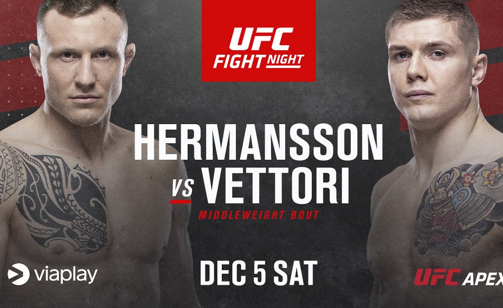 Hermansson vs Vettori, locandina ufficiale Ufc