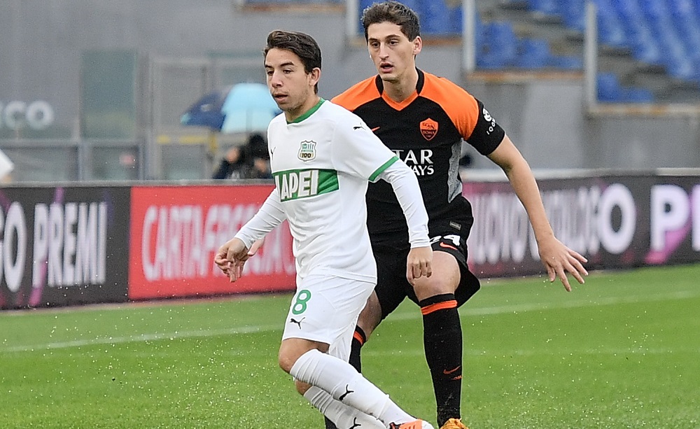 Maxime Lopez e Marash Kumbulla, Roma-Sassuolo - Foto Antonio Fraioli