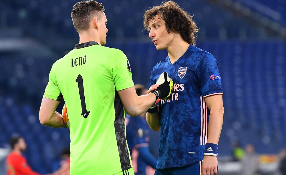 David Luiz e Bernd Leno - Foto Antonio Fraioli