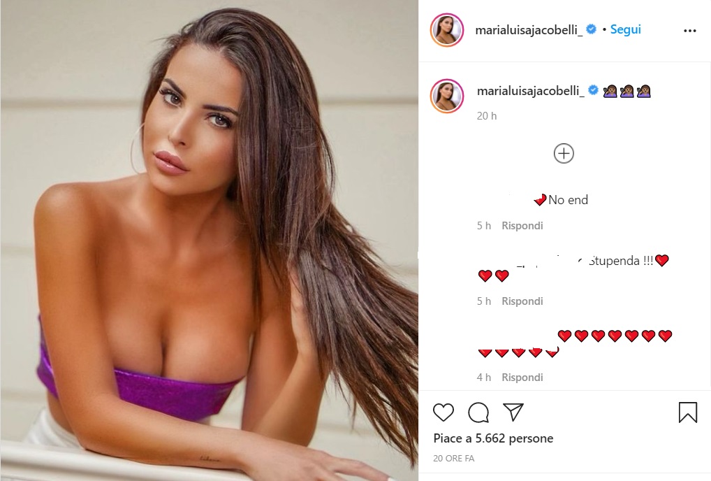 Marialuisa Jacobelli - Foto instagram