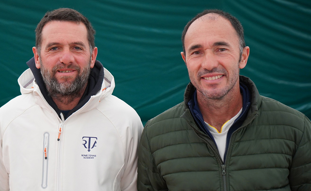 Stefano Cobolli e Vincenzo Santopadre - Foto Alessandro Nizegorodcew