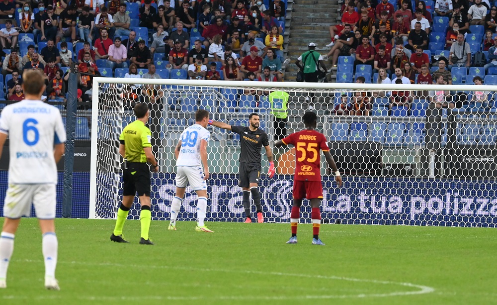 Ebrima Darboe e Rui Patricio, Roma - Foto Antonio Fraioli