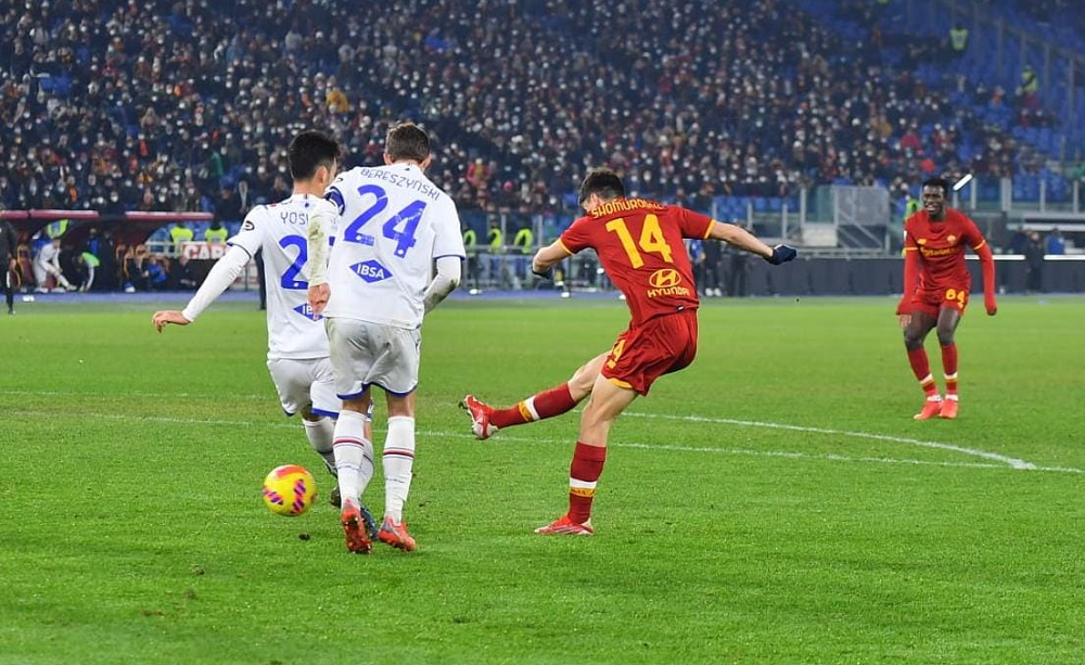 Eldor Shomurodov, Roma - Foto Antonio Fraioli