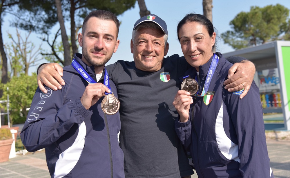 Gabriele Rossetti, Andrea Benelli e Diana Bacosi