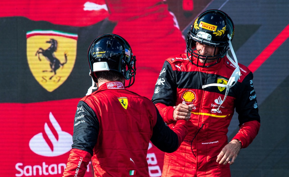 Charles Leclerc e Carlos Sainz