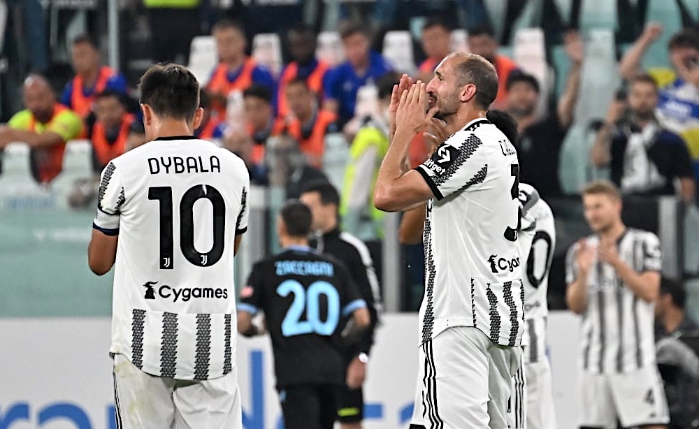 Paulo Dybala e Giorgio Chiellini