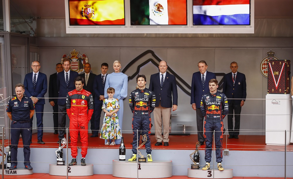 Podio GP Montecarlo