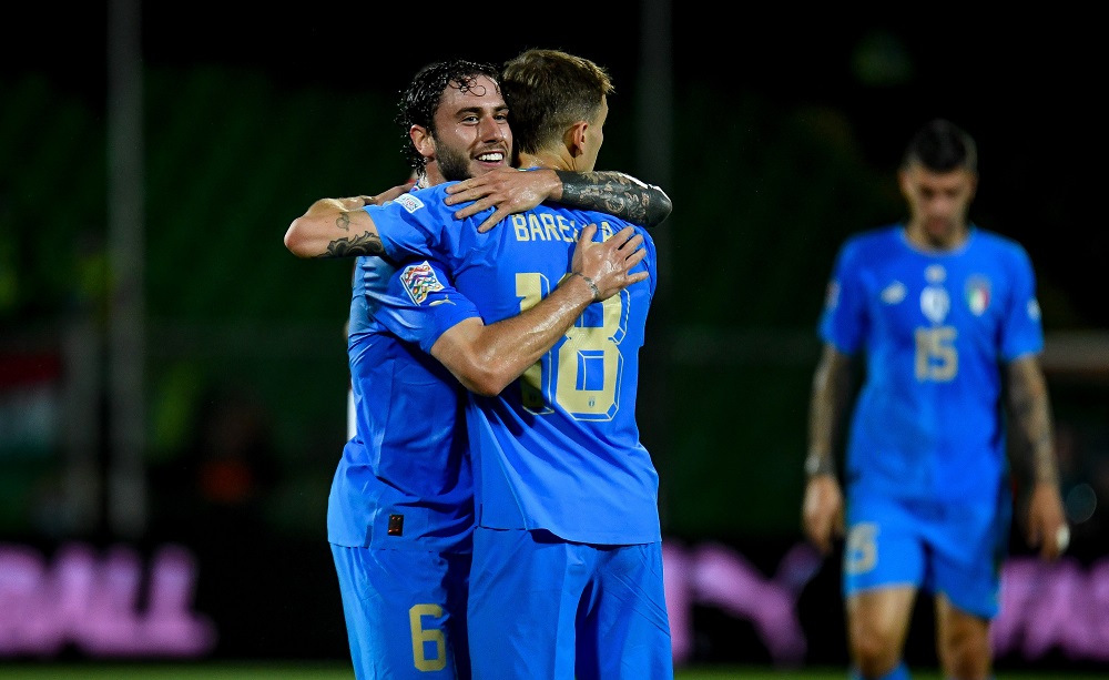 Davide Calabria e Nicolò Barella