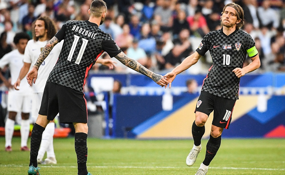 Marcelo Brozovic e Luka Modric