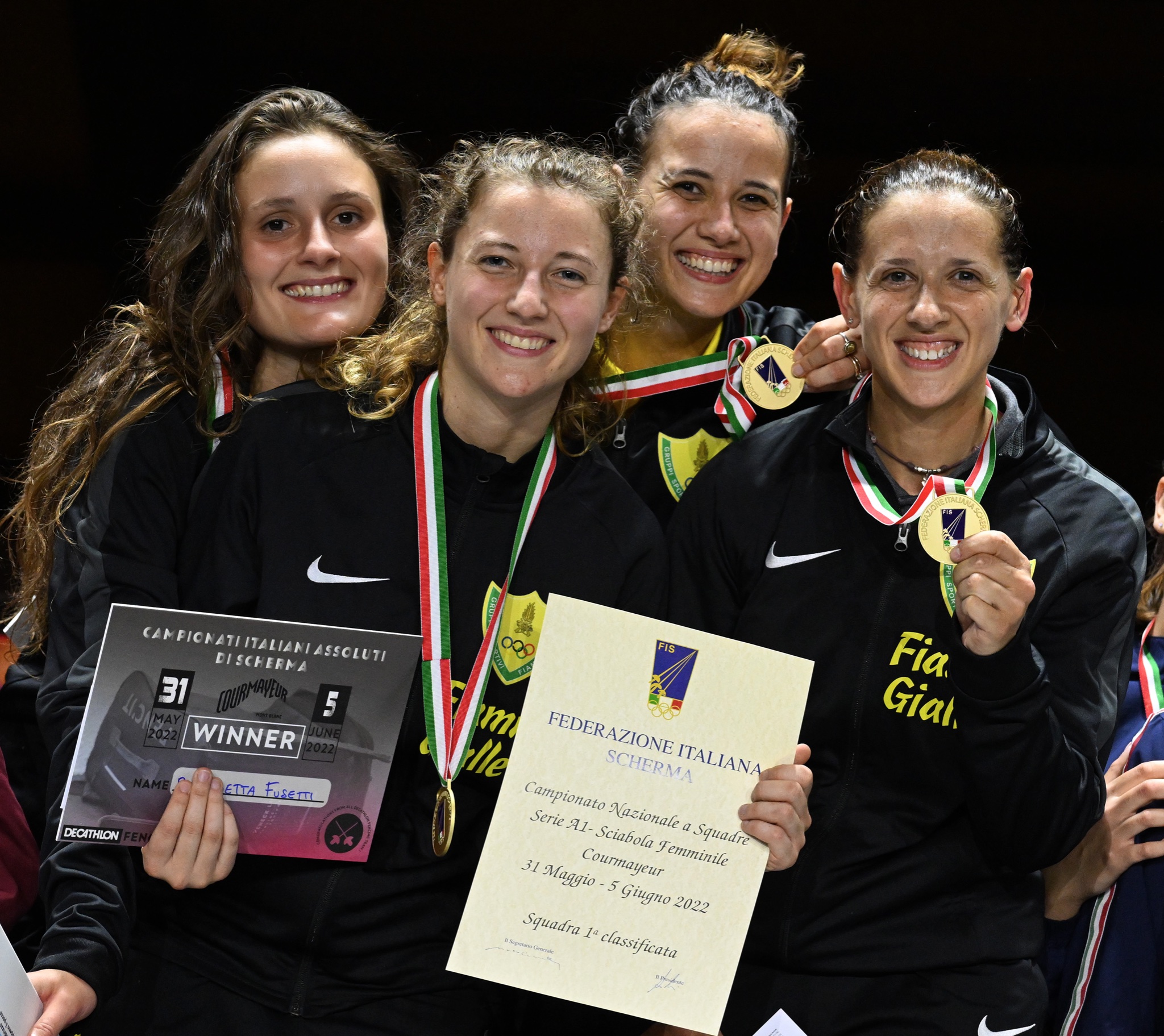 sciabola femminile a squadre