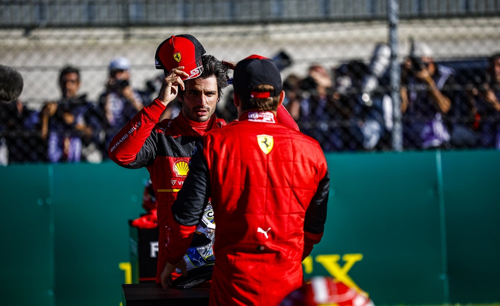 Carlos Sainz e Charles Leclerc