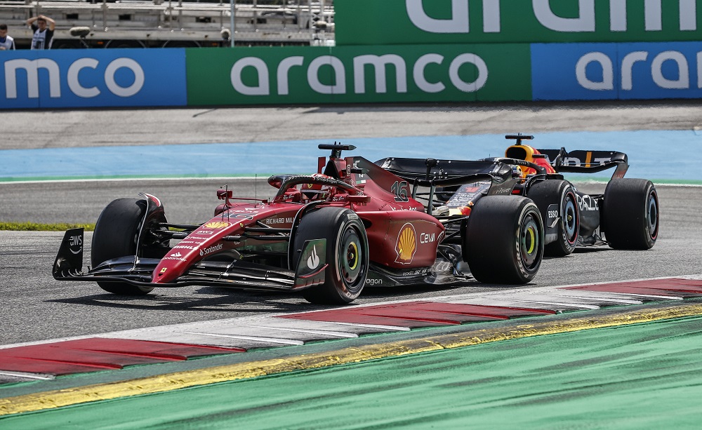 Charles Leclerc e Max Verstappen