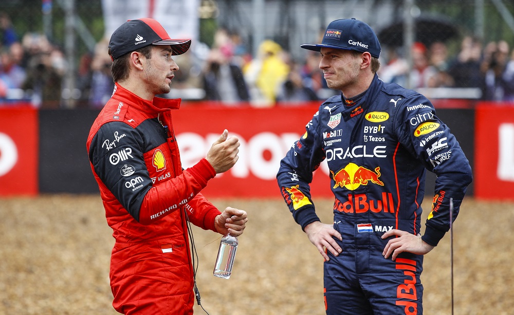 Charles Leclerc e Max Verstappen