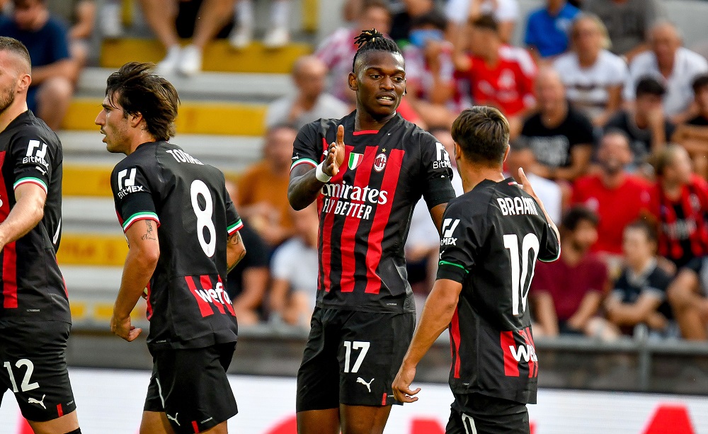 Sandro Tonali, Rafael Leao e Brahim Diaz