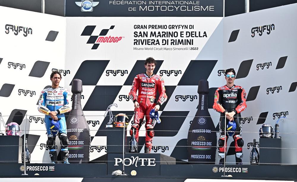 Bagnaia podio Misano