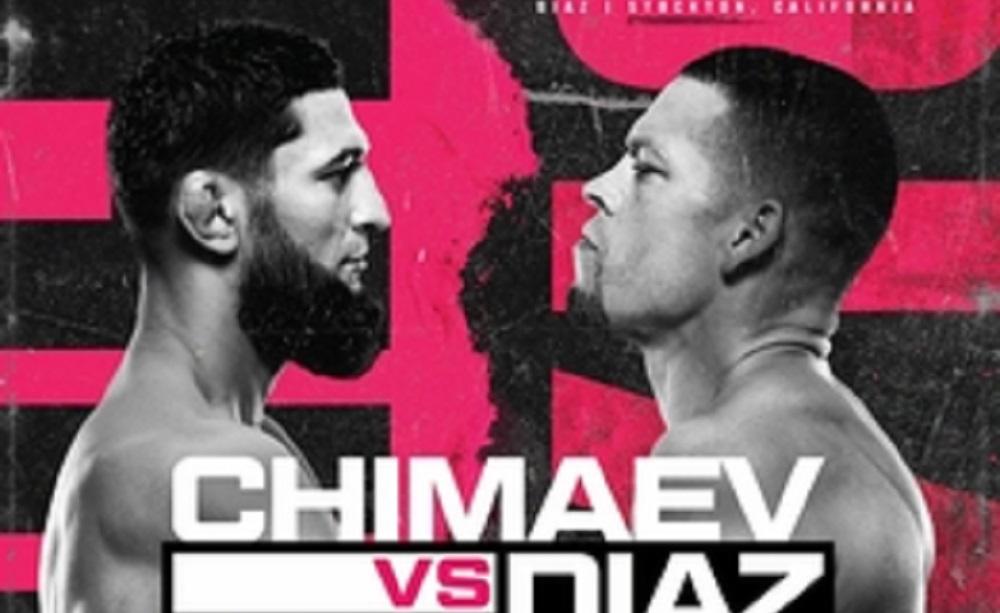 Poster Ufc Chimaev Diaz