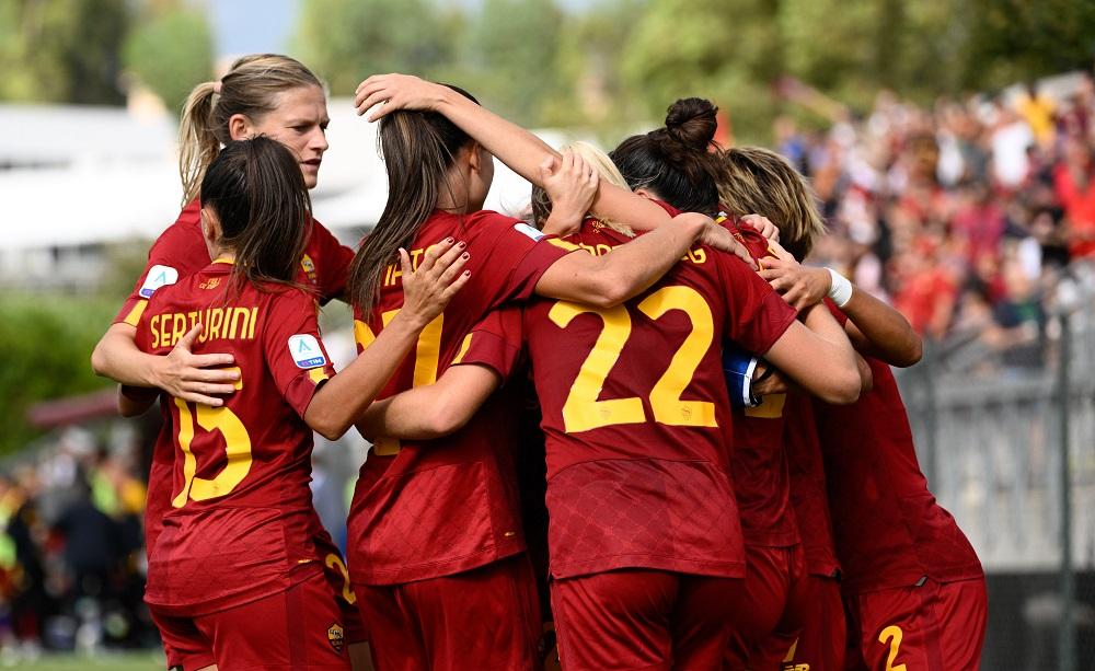 Esultanza Roma femminile