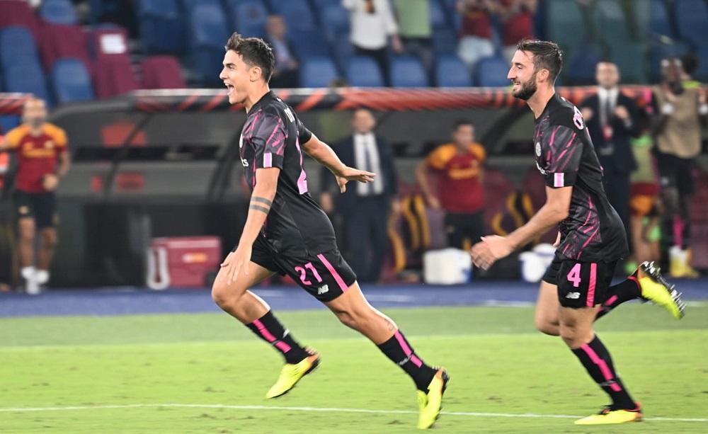 Roma Dybala esultanza