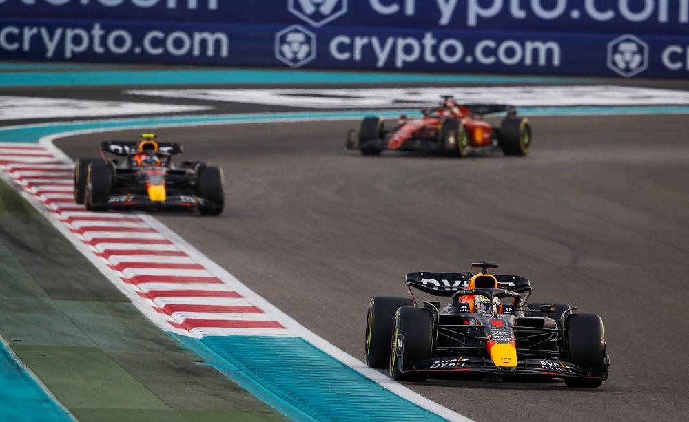 Max Verstappen e Sergio Perez F1