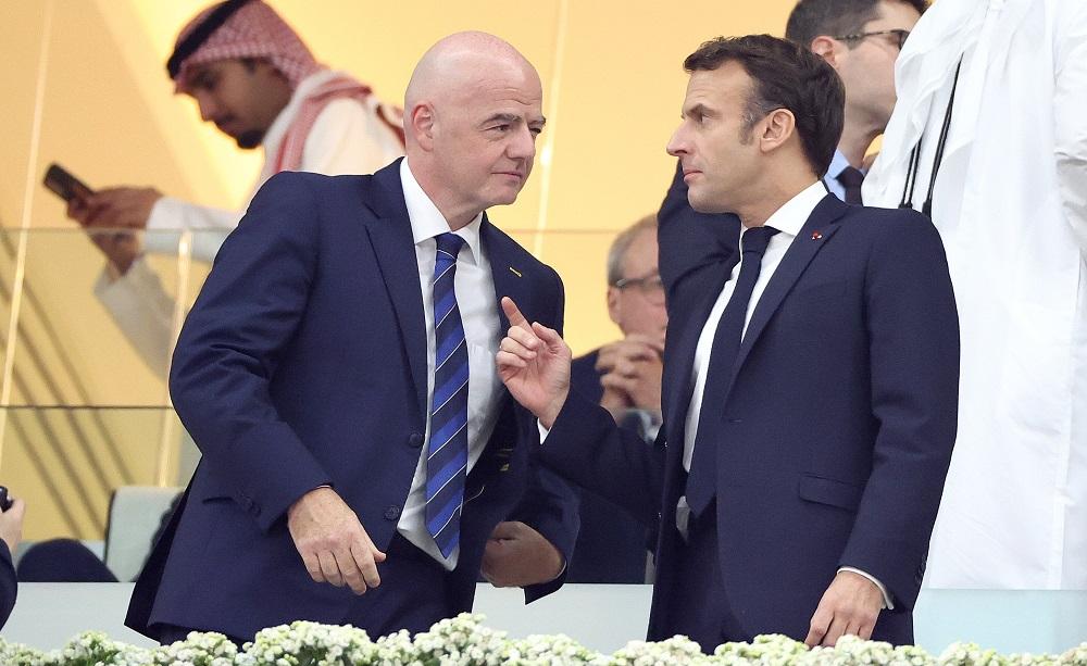 Gianni Infantino ed Emmanuel Macron